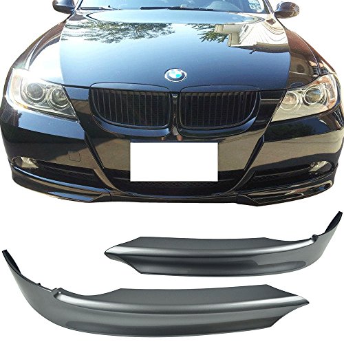 Pre-painted Front Splitter Lip Fits 2006-2008 E90 | OE Style PP Painted #A22 Sparkling Graphite Metallic Front Splitter Lip Other Color Available By IKON MOTORSPORTS | 2007