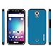 BLU R1 HD Case, OMOTON High Impact Resistant Fully Protective Dual Layer Case with [Soft TPU Interior] [Durable PC Exterior] [Fashion Design], Sea Blue