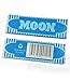 MOON Rice Paper Regular Short Size Cigarette Rolling Paper 70 * 36mm,1 Box 50 Booklets, 2500 Leaves