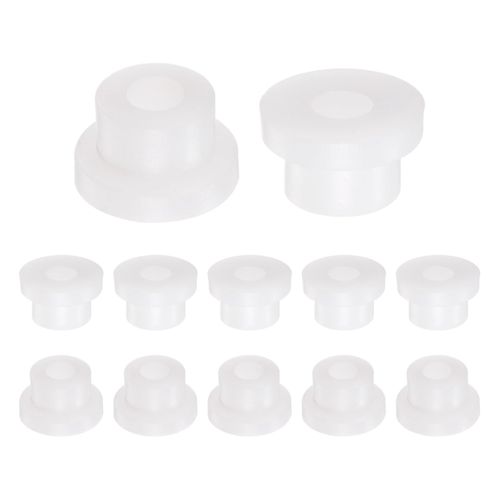 uxcell 12pcs Flanged Sleeve Bearings Plastic