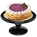 10-Inch Black Metal Classic Mini Decorative Cake & Dessert Pedestal Display Stand -MyGift Home