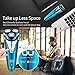 Professional Electric Razor Rotary Shavers For Men, Best Personal Portable Travel With Case Bag, Waterproof Cordless Facial Face Beard Trimmer Gift Set, Wet Dry Rechargeable USB Series Kit (Blue 1)