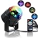 Reching Party Lights Sound Activated, Build in 20-Colors Christmas Magic Rotating Disco Light,Disco Ball Lamps,6W LED Stage Lighting for KTV,X'Mas Party,Wedding Show,Club Pub DJ Lighting
