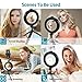 Ring Light, 10 Brightness Levels,11 Colour Bulbs, 6
