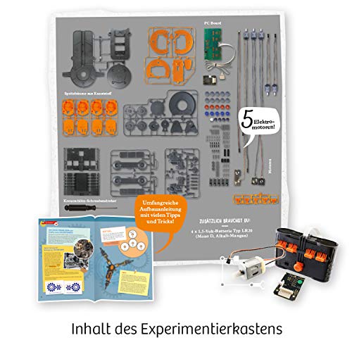 KOSMOS 620028 Roboter-Arm, Modellbausatz für deinen elektrischen Roboterarm, mit 5 Motoren und Steuereinheit, Einführung in die Welt der Robotik, Experimentierkasten – Bild 4