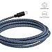 Liwin Lightning Cable,3Pack 6FT Nylon Braided iPhone Cable Cord Certified to USB Charging Charger for iPhone 7/7 Plus/6/6 Plus/6S/6S Plus,SE/5S/5,iPad,iPod Nano 7 ( Black&Blue)