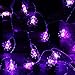 Joomer 20 LED Spider Halloween String Lights, Purple