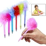 Toy Cubby Marabou Colorful Feathers Pens - 1 Dozen