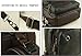 YiYiNoe Leather Chest Bag Multipurpose Daypacks Sling Shoulder Unbalance Backpack,10L Large Capacity,Crossbady Bag for Men Brown