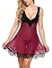 Avidlove Sexy Babydoll Lingerie for Women Lace Chemise Nightgown Sleepwear