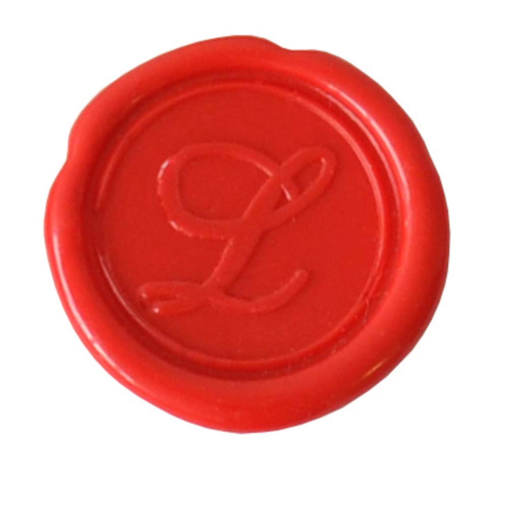 Jacques Herbin 40312T - A brass seal with varnished wooden handle - Modern English - The Letter L - Manufactured in France - Creative Art Tool - Wax Stamp — image 1