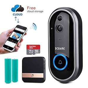 Amazon.com : DEBARK Smart Video Doorbell Wireless Home