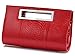 ilishop Women's Classic Crocodile Pattern Faux Leather Metal Grip Clutch