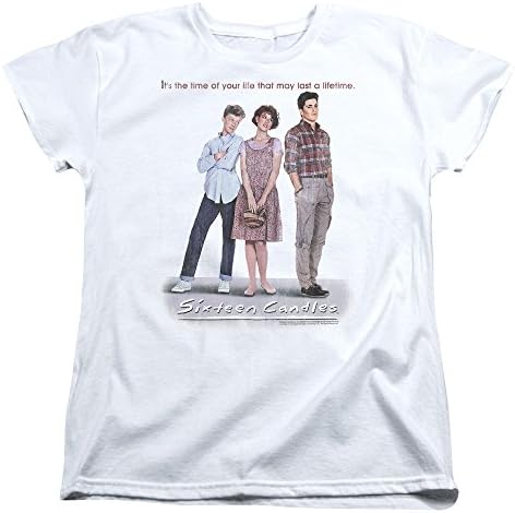 Sixteen Candles 1984 Comedy Movie Poster Jake Ryan Molly Ringwald Womens Tshirt