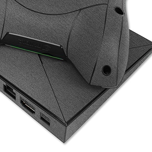 Skinomi Brushed Steel Full Body Skin Compatible with NVIDIA Shield TV (includes Controller Kit)(2015)(Full Coverage) TechSkin Anti-Bubble Film - Thumbnail 2