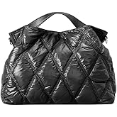 Large Puffer Tote Bag for Women Quilted Puffer Handbags Puffy Tote Bags Shoulder Bags Trendy Bags 2025