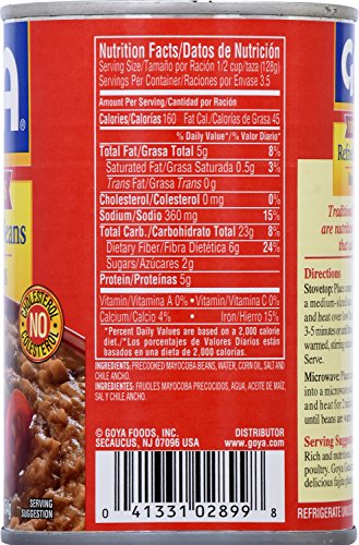1 Goya+Foods+Refried+Mayocoba+Beans
