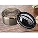 Longpro Cigar Ashtray with Lid Smokeless Windproof Steady Outdoor Stainless Steel for Men Decor Home Office(Bronze)