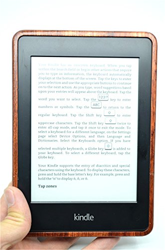 VolksRose Amazon Kindle Paperwhite Wooden Case - Rosewood Adam and Eve - Premium Quality Natural Bamboo / Wood Cover for All Kindle Paper White Versions - Thumbnail 2
