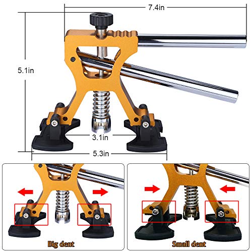 Manelord Auto Body Dent Repair Kit, Car Dent Puller with Golden Dent