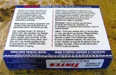 TINTEX Fabric Dye, Navy Blue #25, 1 Liquid Bottle, Compatible with Paper & Wood - Image 4