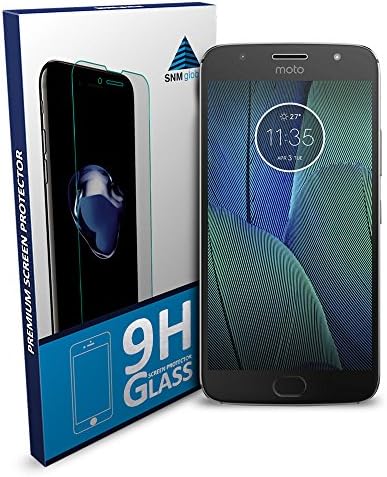 SNM Global Premium Tempered Glass Screen Protector Guard for MOTO G5s Plus