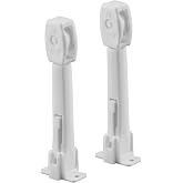 Prime-Line U 9252 Drapery Cord Tension Spring and Pulley, with Hook, spring-loaded (2 Pack)