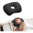 Ear Piercing Pillow with an Hole for CNH and Pain Inflammation Pressure Sores for Side Sleepers, Cotton and Polyester Side Sl