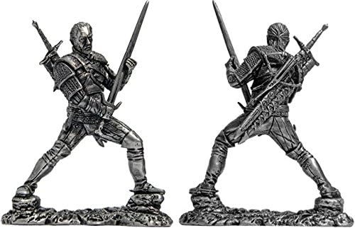 1 Figure Witcher Tin Toy Soldiers Metal Sculpture Miniature Collection 54mm (scale 1/32) (HL-02)