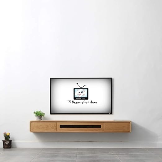 Amazon Com Admir Wood Floating Tv Shelves Stand Wall Mount Media Console Entertainment Shelf Bracket Dvd Player Cable Box Router Remotes 4788inch Home Kitchen