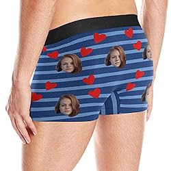 Custom Boxer Briefs, Personalized Funny Face
