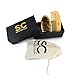 Beard Brush & Comb For Men With Gift Box and Nylon Bag. Real Boar Bristle Beard Kit for Styling, Shaping & Grooming. Compact Beard Grooming Set. Natural Hair Brush for Balms and Oils by Stone & Clark
