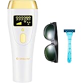 IPL Laser Hair Removal Device for Women & Men - at-Home Painless Ultra-Fast Flash Hair Remover, 86% Hair Reduction in 4 Weeks, High Energy & 5 Modes, 8 Mins Full Body & Bikini Line & More