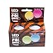 Fun Central 1 Piece - LED Double Poi Spin Balls - Multicolor