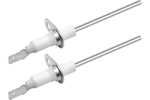 Vkinman 2 Set of Gas Furnace Flame Sensor 025-37499-000 Replacement for York Luxaire Coleman Gas Furnace Repalce S1-025-37499