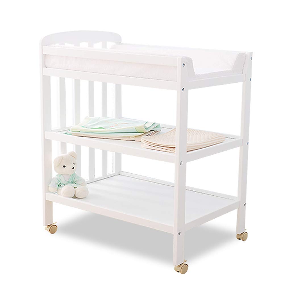 changing table side shelf