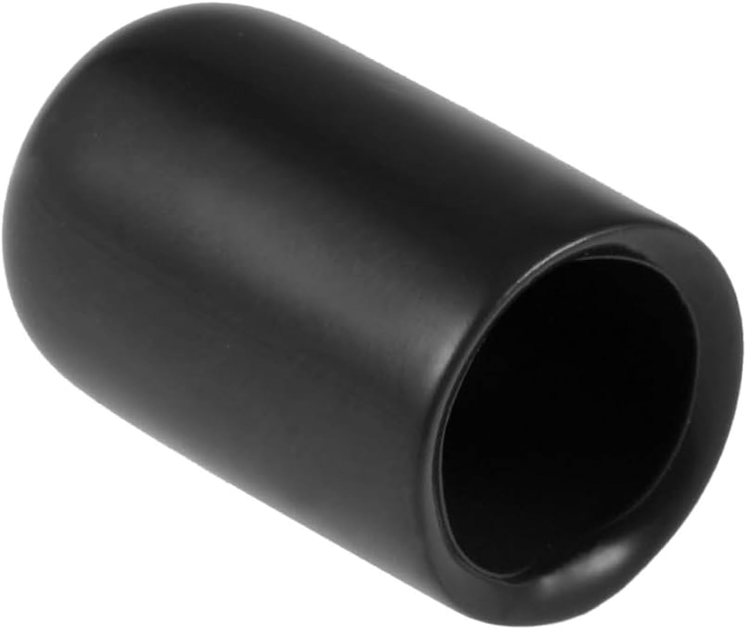 MACHSWON 20pcs Rubber End Caps 10mm ID, Vinyl Round End Cap Cover Screw Thread Protectors Tube Bolt Cap for protection of Screws Tubes Cables Wires, etc