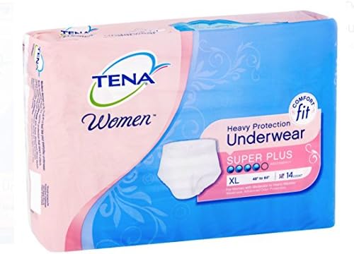 TENA WOMEN 14 Count (1 Package) XL Tena Incontinence Underwear For Women, Protective, Extra Large Super Plus