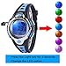 Kid Watch Multi Function Digital LED Sport 50M Waterproof Electronic Digital Watches for Boy Girl Children Gift Blue