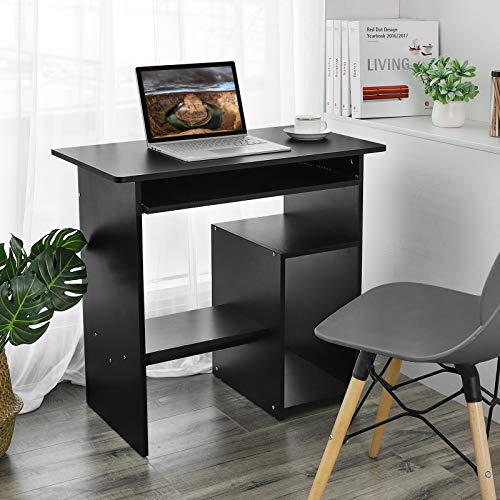 VASAGLE Computer Desk, Small Study Workstation, Writing Desk with
