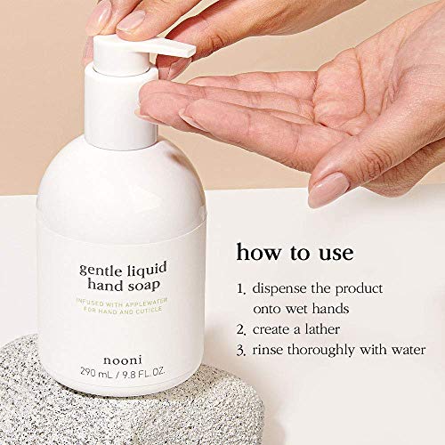 NOONI Gentle Liquid Hand Soap Moisturizing Mild Hand Soap with Citrus