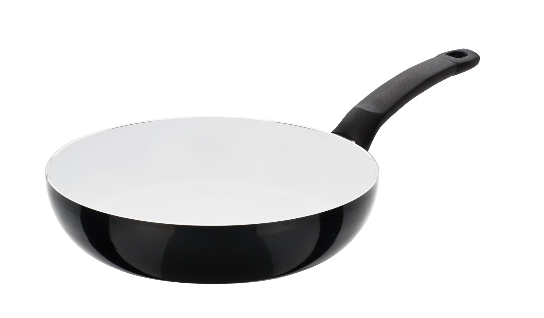 GSW Stahlwaren GmbH Fry Pan, Black/White, 28 x 6.7 cm, 3.2 Litre