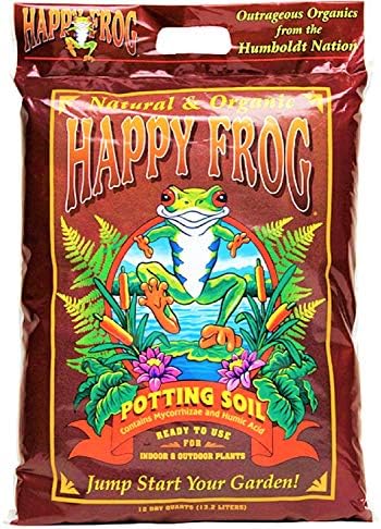 Fox Farm FX14054 Happy Frog Potting Soil, 12 Quart