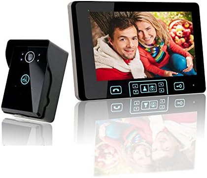 Mandel 7-Inch LCD Large Display Portable Wireless Digital Video Camera Phone Doorbell Peephole Viewer with High-strength Tempering Glass Touch Screen&amp;High Sensitivity Infrared Night IR Monitor