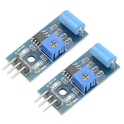 XLX 10PCS Vibration Sensor Module Normally Closed SW-420 Vibration Switch Alarm Sensor Module Highly SensitiveÂ High Efficient for Arduino