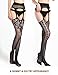 VERO MONTE 3 Styles Thigh High Stockings Fishnet Pantyhose for Women Garter Belt