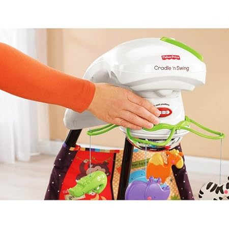 fisher price cradle n swing luv u zoo