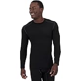 Fruit of the Loom Men's Signature Performance Base Layer Thermal Top, X-Large, Black Soot