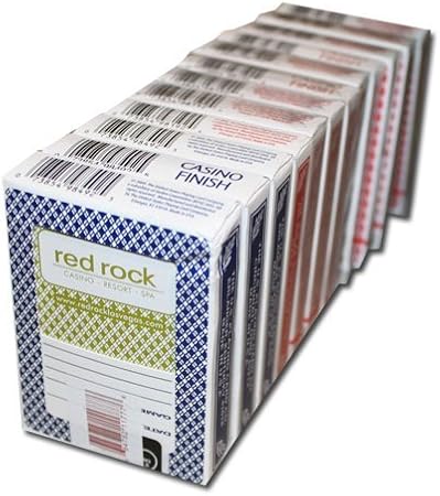 USPC Rojo Rock Casino auténtico Cartas – 1 docena (12 Barajas ...