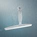 iDesign Rain BPA-Free Plastic Squeegee with Suction Storage Hook - 12